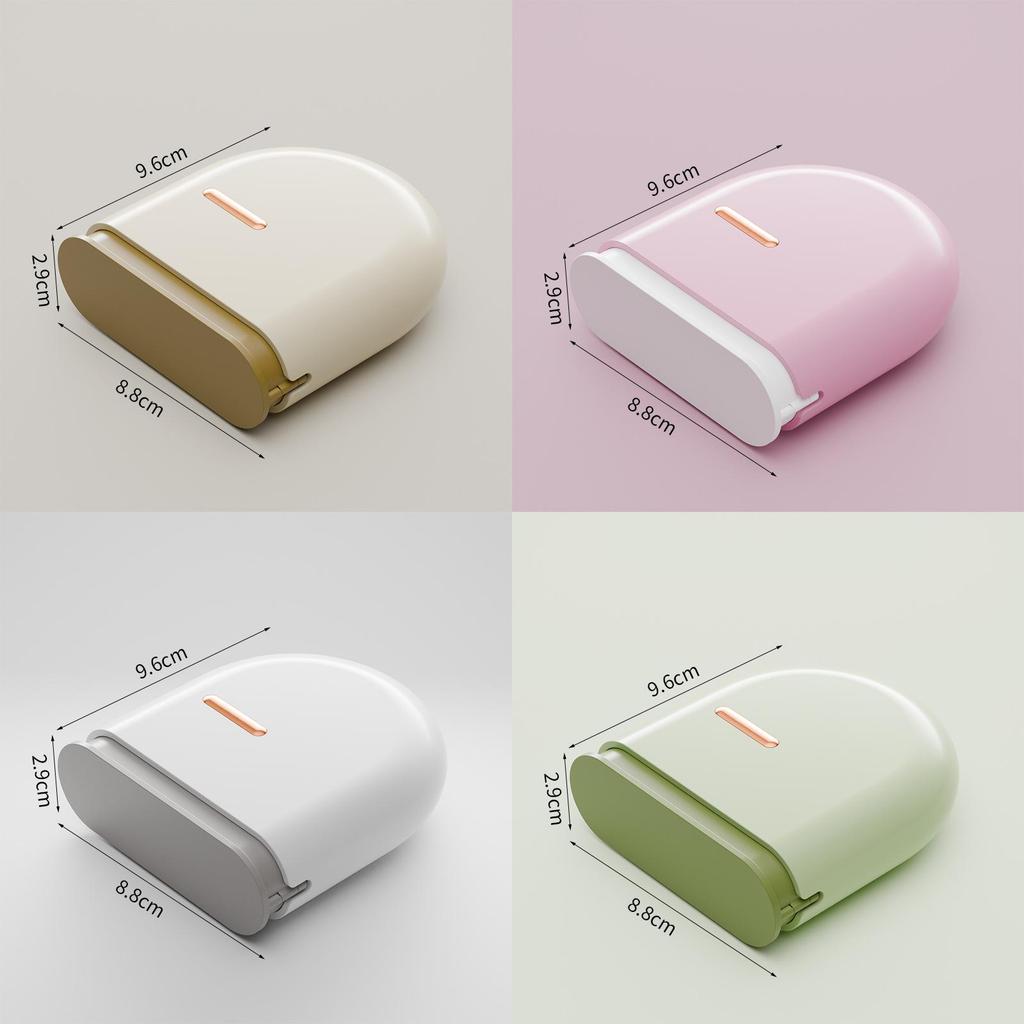 Compact Dental Appliance Storage Box In White For Onthego Use And Hygiene