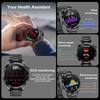 Умные часы Smart Watch для мужчин и женщин, с ЭКГ+PPG, измерением частоты сердечных сокращений, кислорода в крови, трекером здоровья, спортивные часы