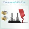 Marine-Grade Battery Fuse Kit Dual MRBF Terminal Fuse Block 30-500 Amp Fuse Holder Double Studs Max Voltage 58V for Boats Trucks