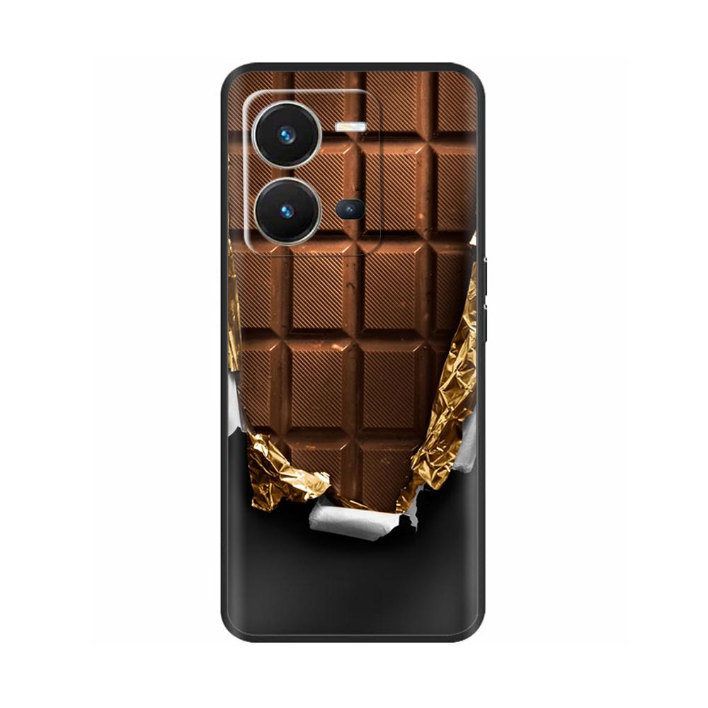 Cute Silicon Phone Case For Vivo X80 Lite 5G Case 2022 Black Silicone Soft TPU Back Cover for vivo X80 Lite X80Lite Bumper Capas