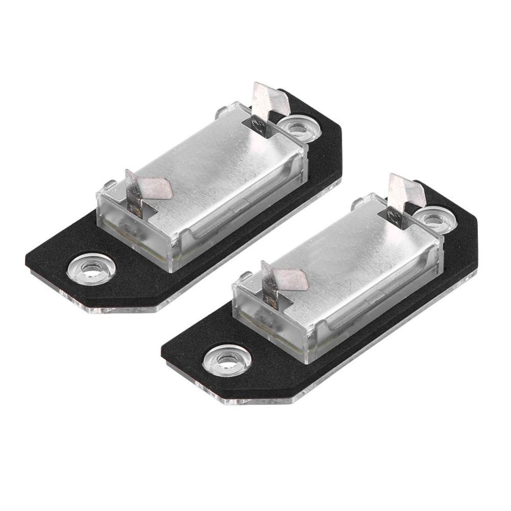 2pcs Bright White Light LED License Lamp LED Technology License Plate Lamp For Focus MK2