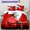 CRF 7 3pcs Bedding Set Duvet Cover Closure Includes 1 Duvet Cover & 2 Pillowcases for All Seasons Bedroom Home Dorm Decor
