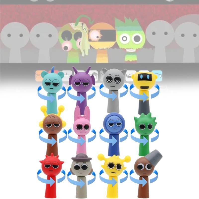 Unique Sprunki Rhythm Box Figurines In Various Colors Perfect For Cake Toppers And Collectibles