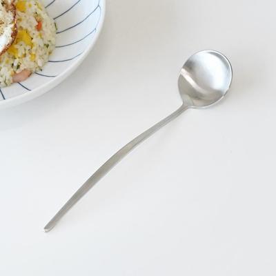 Ложка Abella из матовой нержавеющей стали, серебристая