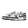 Nike Dunk Slip Resistant Abrasion Resistant Slip Resistant Abrasion Resistant Low top Skateboard Shoes Men's Black Gray DD1391-400(TeamA-S-BOX)