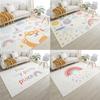 Cartoon Family Carpet Full Set Coffee Table Sofa Floor Mat Non-slip Mat Door Mat Carpet