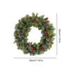 Artificial Xmas Wreath Gifts Christmas Table Decoration  For Door Window Fireplace