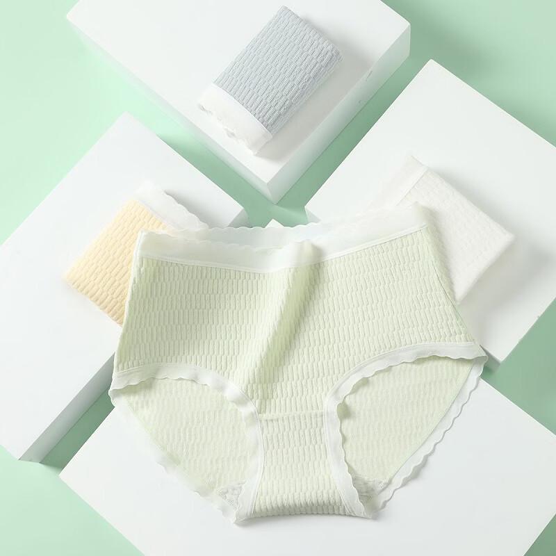 Fenteng Women's Pure Cotton Antibacterial Briefs 4-Pack
