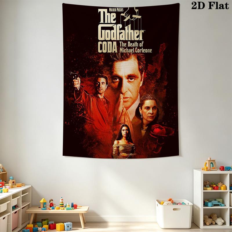 The Godfather Trilogy Family Business Tapestry Fashion Print Background Cloth Atmospheric Background Cloth Home Decor Work Of Art