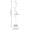 Coat Rack Pink 172 cm Powder Coated Iron