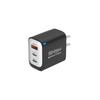 Сертифицированное многопортовое зарядное устройство с 1 портом USB + 2 портами Type-C для мобильных телефонов