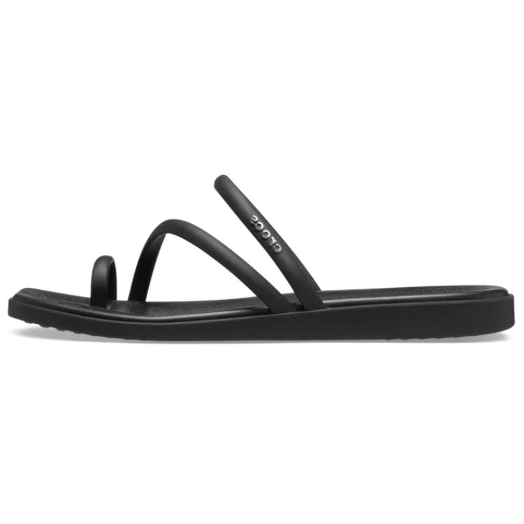 Crocs Miami Comfortable Anti-Rub Slide Sandals Women Sandals Black 209862-001