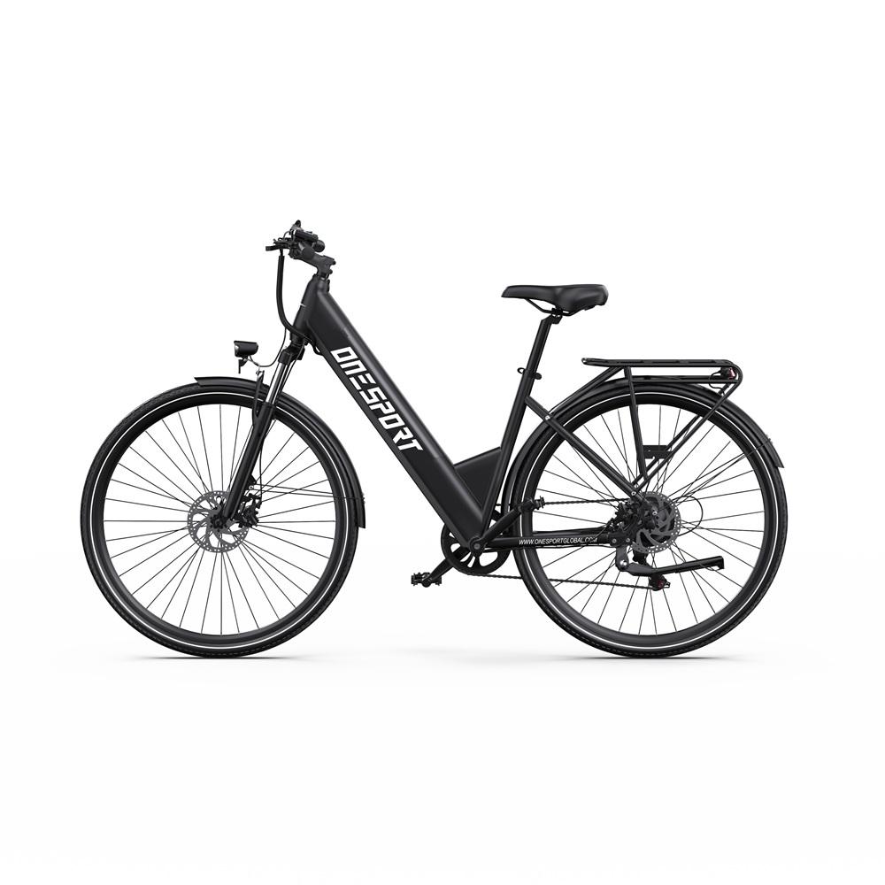 ONESPORT-OT12 Electric Bike for City Commute, 250W Motor, 65KM Range,  27.5" Tires, CE Certified