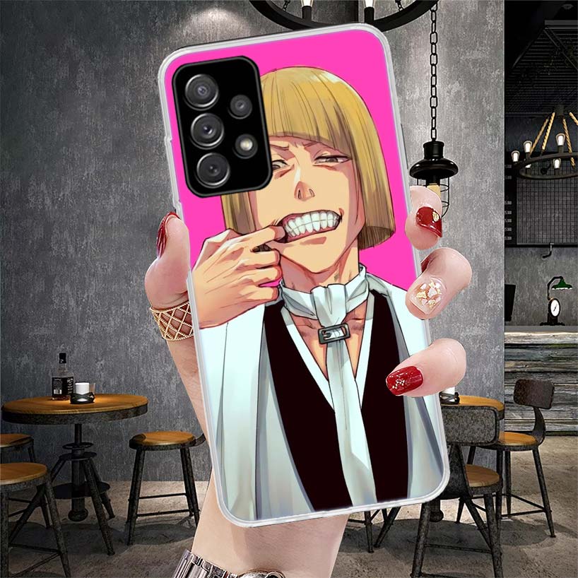 Bleach Синдзи Хирако Мягкий чехол для телефона для Samsung Galaxy A13 A14 A15 A16 A17 A53 A54 A55 A56 A57 A33 A34 A35 A36 A37 A23 A24 A25