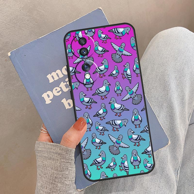 Чехол с голубями для Honor Magic 8 Pro 5 6 7 Lite Чехол для Honor 200 400 90 70 50 X8a X8b X9a X9b X9c
