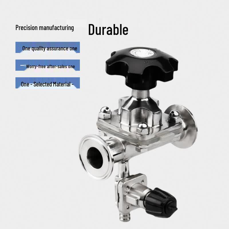 Jucheng 316L Stainless Steel Diaphragm Sampling Valve with Sampling Port