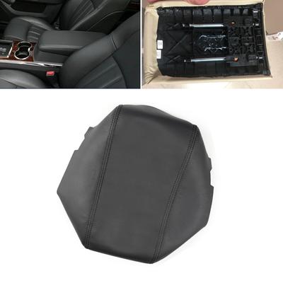 Мягкий кожаный чехол на подлокотник из микрофибры для Chrysler 300 2008 2009 2010, салон автомобиля, центральный контрольный подлокотник, наклейка на коробку