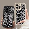 Мягкий ТПУ чехол с принтом снежного леопарда для iPhone Air 16e 17 16 15 14 Pro Max 13 12 Pro 15 16 14 Plus противоударный силиконовый чехол