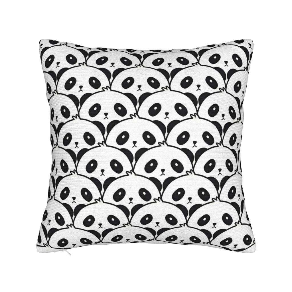 Panda Animal Pillowcase Polyester Cushion Cover Decor Throw Pillow Case Cover Seat 40*40Cm