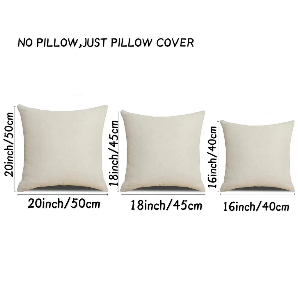 4-Pack Winter Gnome Throw Pillow Covers - Reversible Linen Cushion Cases With Zipper, Contemporary Snowflake Seasonal