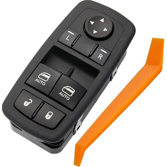 Window Switch Fits For 2015- Dodge Challenger.Left Front Driver Side Control Door Vidrios Master Power Switch. Replaces 68183752AB 68183752AC