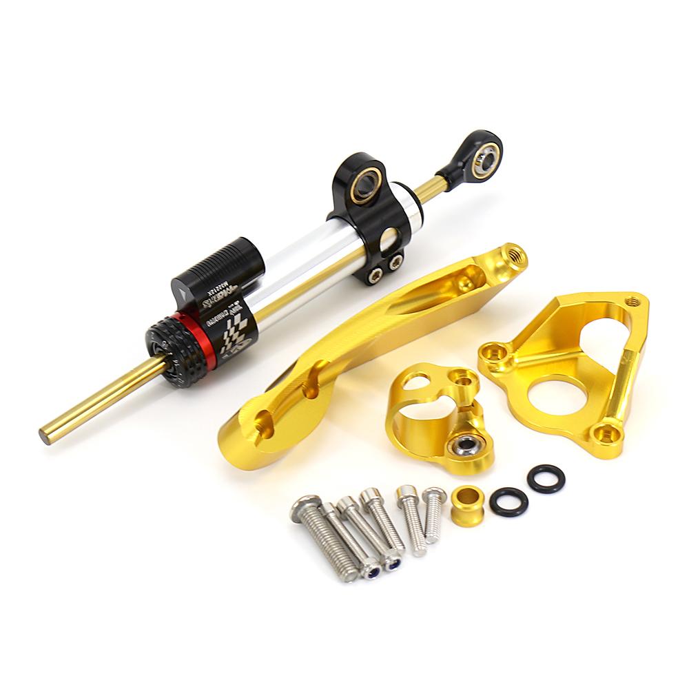 Для Honda CBR600RR CBR 600 RR 600RR 2007-2016 Алюминиевый CNC Кронштейн крепления демпфера стабилизатора руля для мотоциклов Комплект крепежа