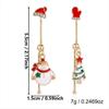 Asymmetric Design Drop Earrings For Women Holiday Party Earrings  Christmas Celebration