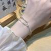 Геометрический плетеный браслет с узлами в корейском стиле - Элегантное и модное женское модное украшение