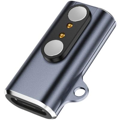 Высокоэффективный магнитный зарядный адаптер Type C к 2-контактному разъему с шагом 2,8 мм для наушников с костной проводимостью