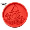 Durable Concrete Craft Tools Stepping Stone Silicone Mold, Sunflower/Butterfly/Bee/Pumpkin/Snowflake/Mushroom/Fairy Paver Molds, Reusable Garden Molds
