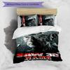 3pcs Custom Name Saw 3D Bedding Set Duvet Cover Closure Includes 1 Duvet Cover & 2 Pillowcases for All Seasons Bedroom Decor
