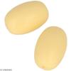 Silicone Olive Beads Set - 20 X 14 Mm - Yellow - 2 Pcs