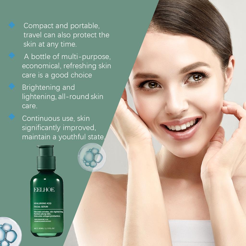 EELHOE Увлажняющая сыворотка для лица Увлажнение кожи Гидратация Питательная Осветляющая Сыворотка для сияния кожи