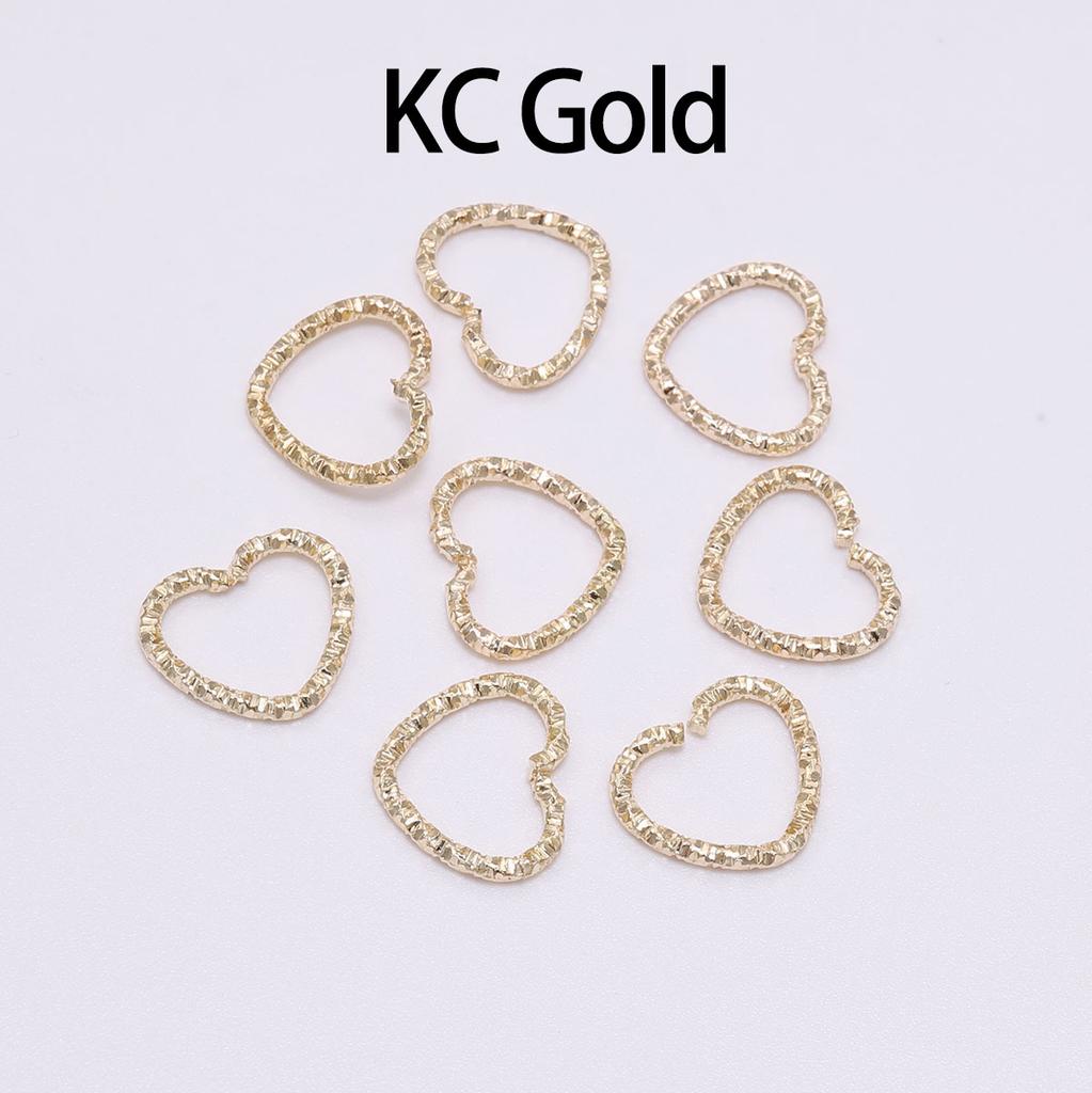 30-100pcs/lot 8-20 mm Gold Jump Rings Round Twisted Split Rings Connectors For Diy Jewelry Finding Making Supplies