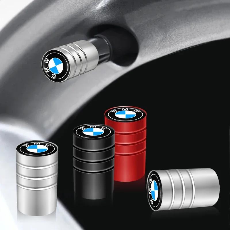 4PCS BMW Style Tire Valve Stem Caps - Dustproof Alloy Air Valve Covers Compatible with G30/G20/G05/F30/F10/E70 Series LY0