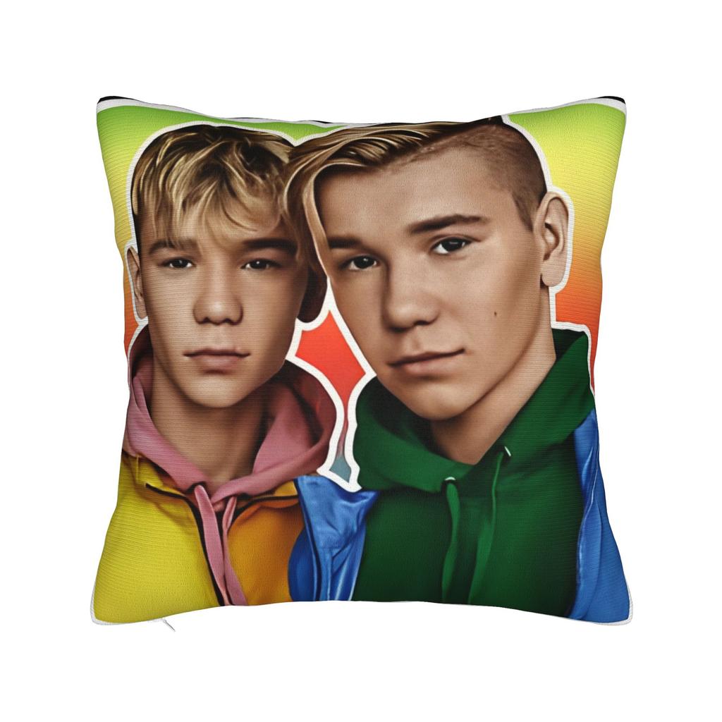 Квадратные Наволочки и Чехлы для Подушек Marcus And Martinus MM Смешные На молнии Декоративная Наволочка для Дома 4040см