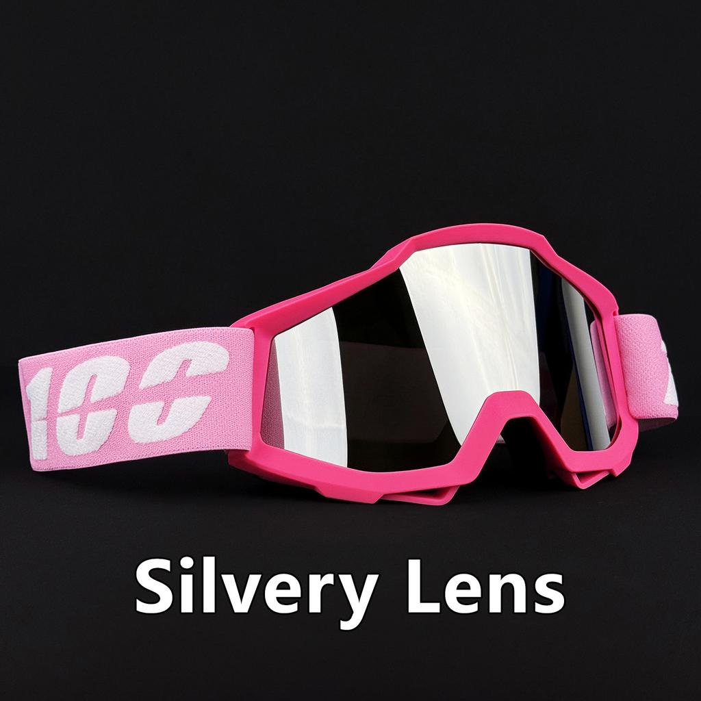100 Motorcycle Glasses Motocross Safety HD Lenses Goggles Dirt Bike ATV Ski MTB Goggles MOTO Outdoor Cycling Sunglasses