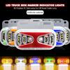 24V 23LED Truck Side Marker Indicator Lights 9D Position PC Side Lamp For Off-Road Trailer Lorry Waterproof