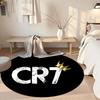 Ronaldo's Round Area Rug Perfect for Foyer Kitchen Hallway Balcony Antislip Round Carpet Office home decor Luxury Gift for Birthday, Christmas, Weddin