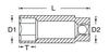 SIGNET Drive Deep Socket 11207 1/4" 3/8"