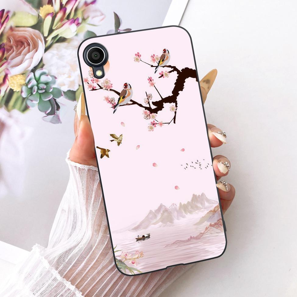 Black Cover For Asus ZenFone Live L2 Case ZA550KL Cute Cat Fashion Butterfly Funny 2D Painted Casing For Asus ZenFone L2 Live