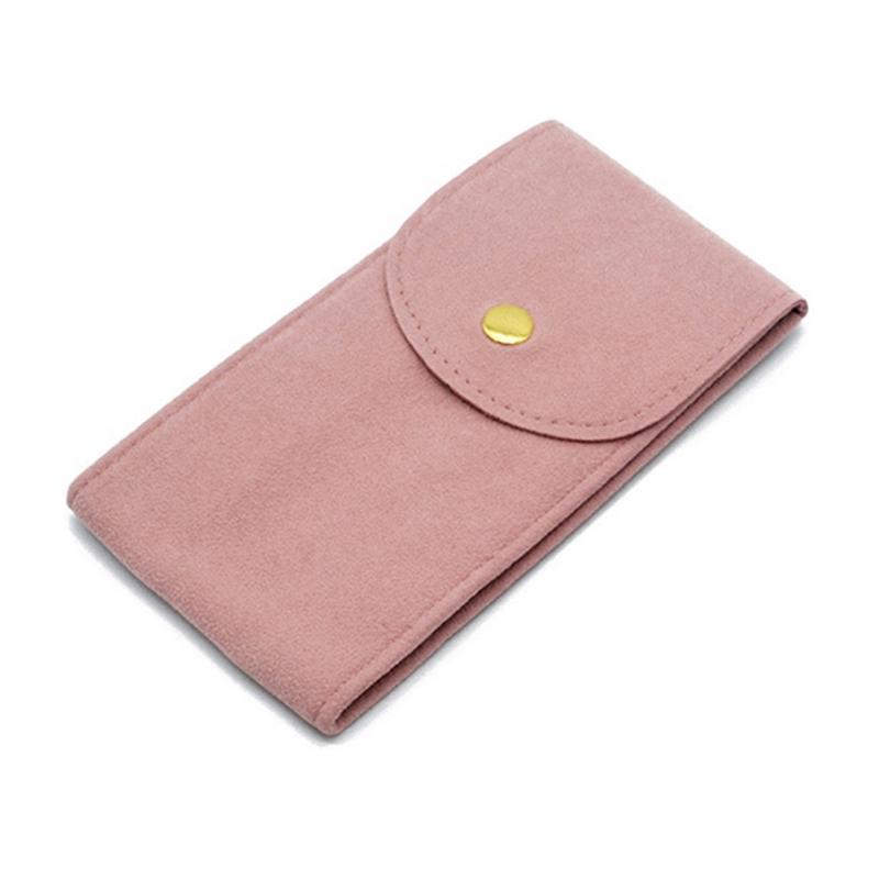 Velvet Snap Watch Bag Flannel Bag Packaging Bag Ring Bracelet Gift Bag Travel Storage Case for Men Women Watch Lovers