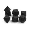 Family Game Role Playing Game Educational Toy Black RPG Dice Set Polyhedral Dice Number Dices Kit