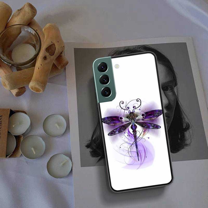 Dragonfly Phone Case For Galaxy A55 A35 A25 A15 A03S A04S A05S Samsung A20E A30 A40 A50 A70 A71 A51 A41 A31 A10S A21S Cover Capa