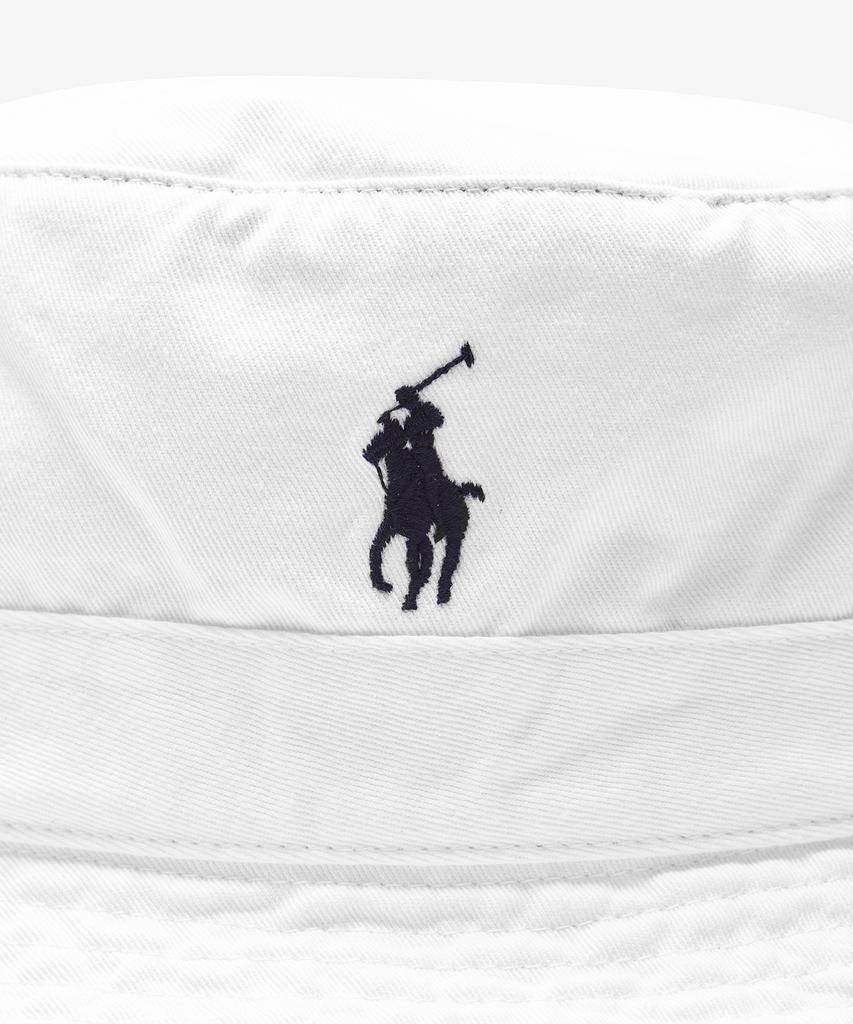 POLO RALPH LAUREN Хлопковая кепка-ведро в стиле чинос - Белая