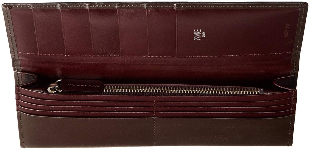 [Prairie] Venetian Box Calf Long Wallet, Prairie Ginza, Chocolate