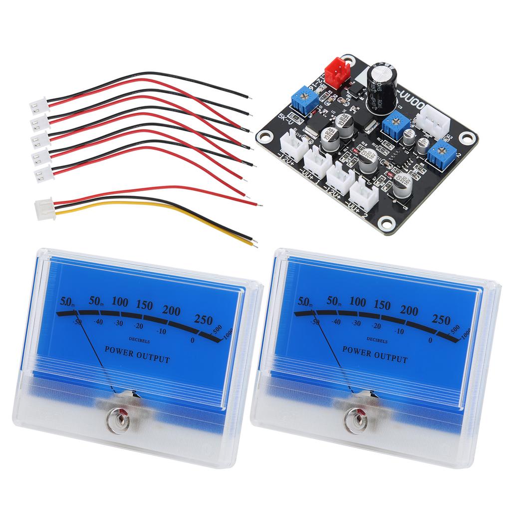 TS DB90A L 2 шт. VU-метр Измеритель уровня звука Плата драйвера с подсветкой для DIY Студии звукозаписи