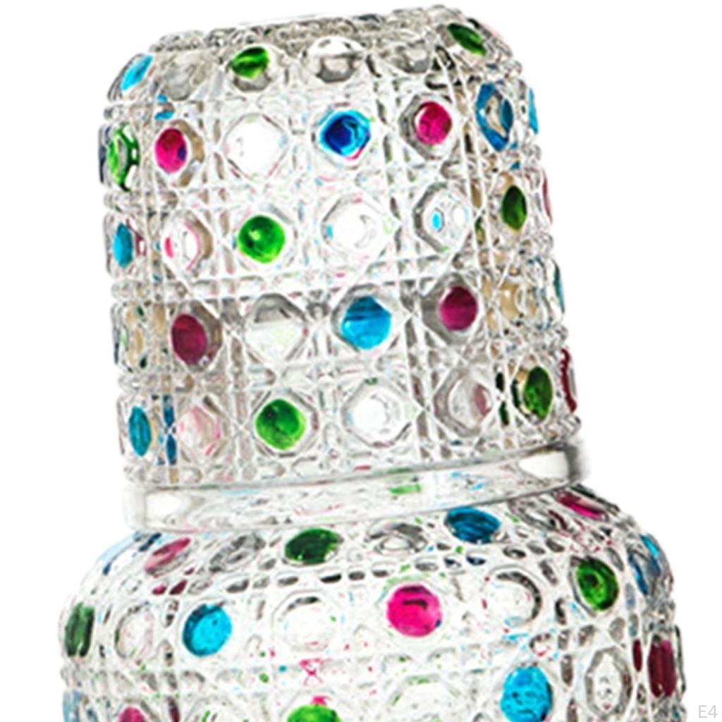 Прикроватный стеклянный кувшин для воды и набор для подарков для дома, вечеринки, гостиной, чашки