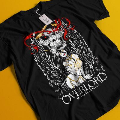 Футболка Overlord Айнз Оал Гоун Футболка Альбедо Шалтир Бладфоллен Футболка Аниме