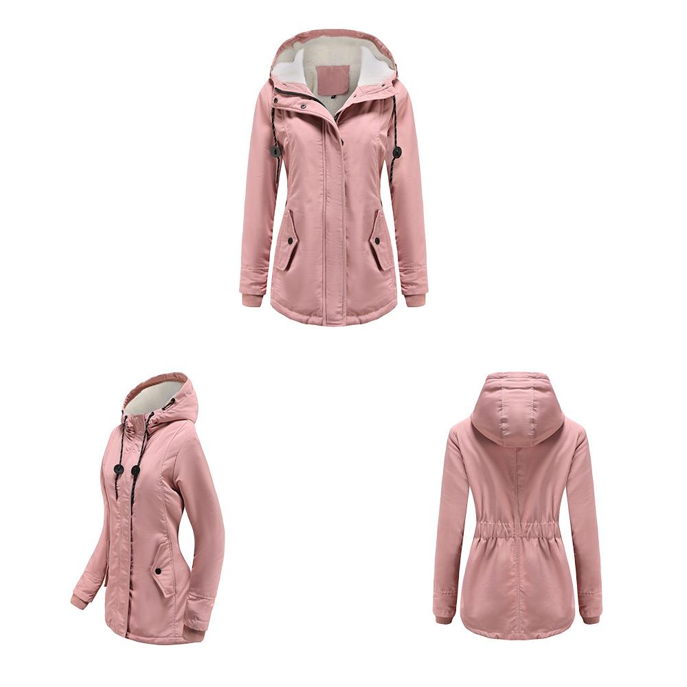 Женская зимняя теплая водонепроницаемая куртка-пуховик с ветрозащитным капюшоном на флисовой подкладке, стеганая утолщенная парка, зимнее пальто, лыжная верхняя одежда для улицы, S-5XL, большие размеры, большие размеры